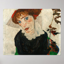 Poster Retrato de Wally Neuzil, Egon Schiele