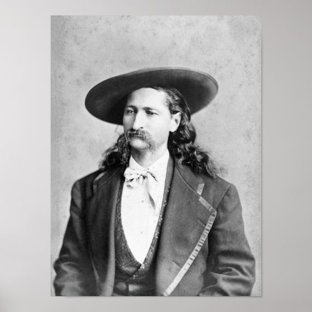Poster Retrato de Wild Bill Hickok  (Frente)