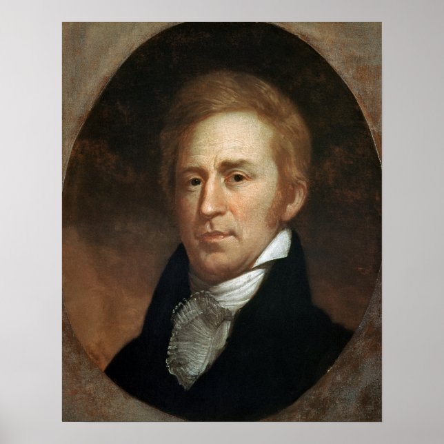 Poster Retrato de William Clark, c.1807 (Frente)
