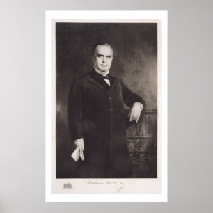 Póster Retrato de William McKinley (litho)