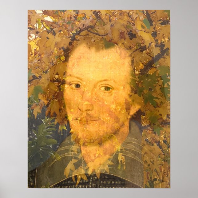Poster Retrato de William Shakespeare (Frente)