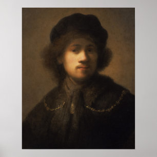 Poster Retrato do artista como um homem novo 1629-31