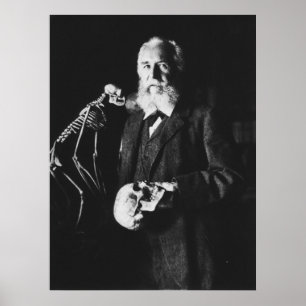 Poster Retrato do biólogo alemão famoso Ernst Haeckel