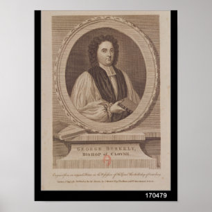 Póster Retrato do Bishop de George Berkeley