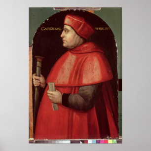 Póster Retrato do Cardeal Thomas Wolsey