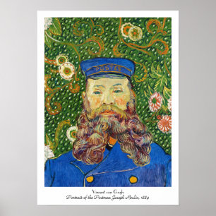 Póster Retrato do carteiro Joseph Rouli Van gogh vinc