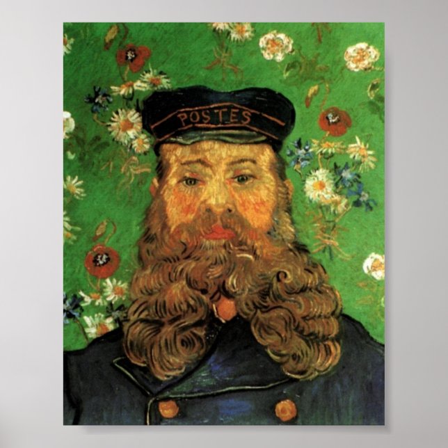 Póster Retrato do carteiro Joseph Roulin por Van Gogh (Frente)