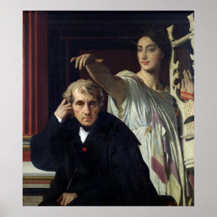 Poster Retrato do compositor italiano Cherubini