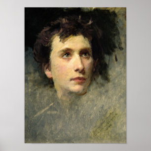 Póster Retrato do compositor Pyotr Ilyich