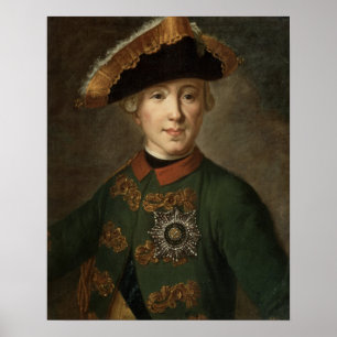 Poster Retrato do czar Pedro III
