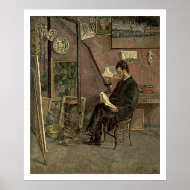 Póster Retrato do Doutor Martinez, 1878 (óleo na canvas) (Frente)