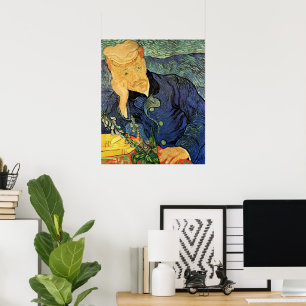 Póster Retrato do Dr. Gachet por Vincent van Gogh