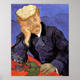 Póster Retrato do Dr. Gachet por Vincent van Gogh