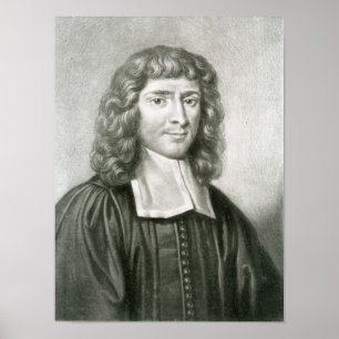 Póster Retrato do Dr. Isaac Barrow