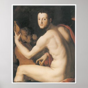 Póster Retrato do duque Cosimo mim medici do de " como