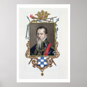 Póster Retrato do duque de Ferdinand Alvarez de Toledo do