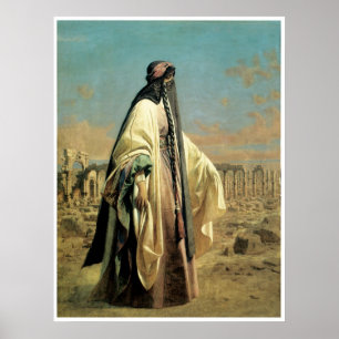 Poster Retrato do EL Mezrab de Jane Digby (Palmyra) 1859