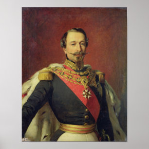 Póster Retrato do imperador Louis Napoleon III