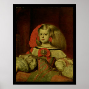 Póster Retrato do Infanta Margarita