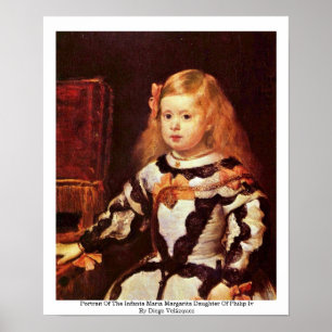 Póster Retrato do Infanta Maria Margarita