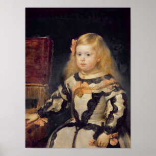 Póster Retrato do Infanta Maria Marguerita 1654