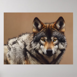 Poster Retrato do lobo
