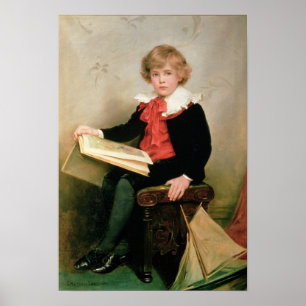 Póster Retrato do normando Stewart Davies