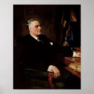 Poster Retrato do oficial do FDR