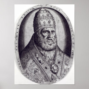 Póster Retrato do papa Pius IV, 1559
