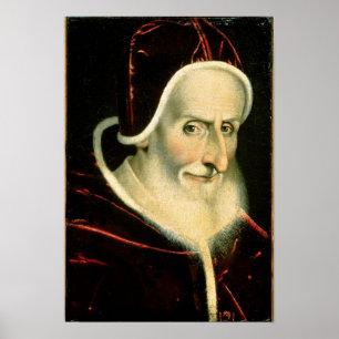 Póster Retrato do papa Pius V   1576-80