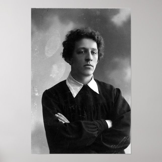 Poster Retrato do poeta Alexander Blok (Frente)