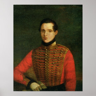 Póster Retrato do poeta Michail Lermontov
