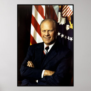Póster Retrato do Presidente Gerald Ford