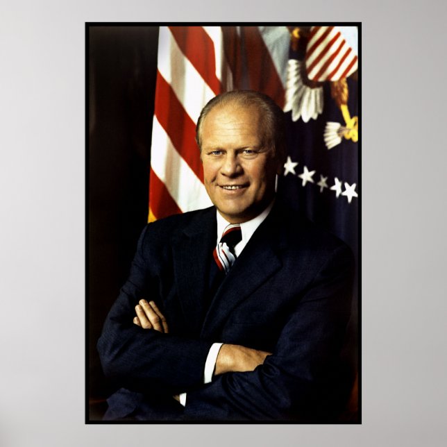 Póster Retrato do Presidente Gerald Ford (Frente)