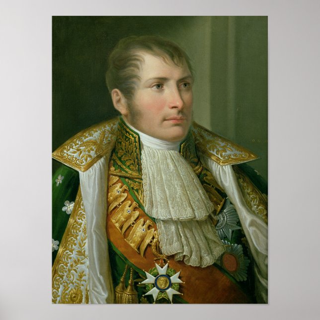 Poster Retrato do Príncipe Eugene de Beauharnais (Frente)