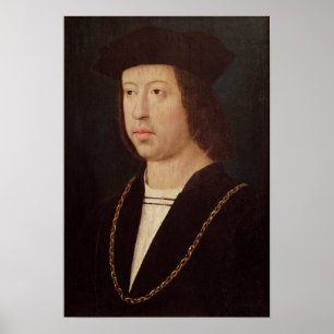 Poster Retrato do rei de Ferdinand II da espanha