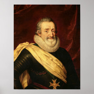 Póster Retrato do rei de Henri IV de France
