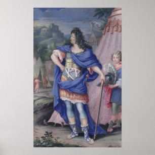 Poster Retrato do rei de Louis XIV de France