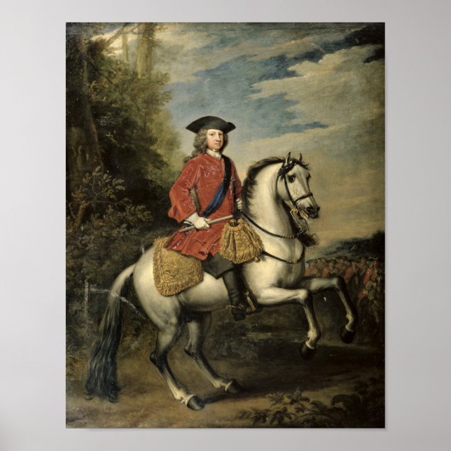 Poster Retrato do Rei George I, 1717 (Frente)