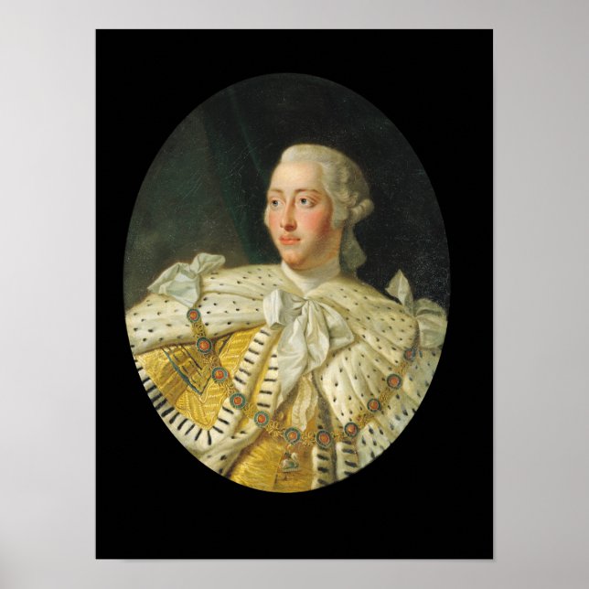 Póster Retrato do Rei George III após 1760 (Frente)