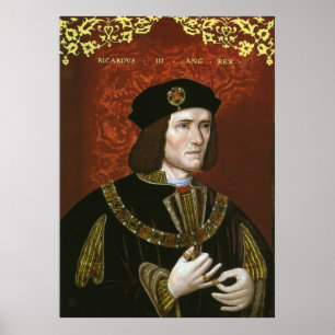 Póster Retrato do Rei Inglês Richard III