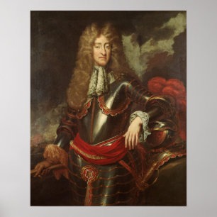 Póster Retrato do rei James II, c.1690