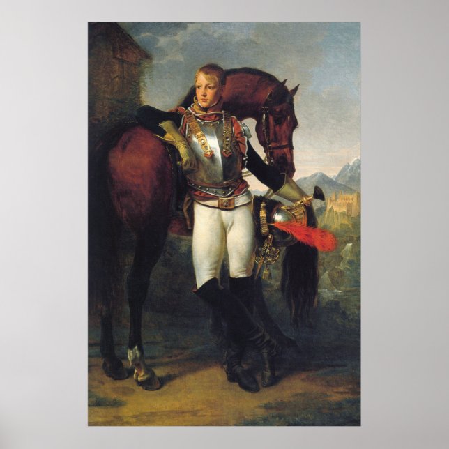 Poster Retrato do Segundo Tenente Charles Legrand (Frente)