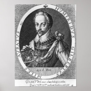 Póster Retrato do senhor Humphrey Gilbert
