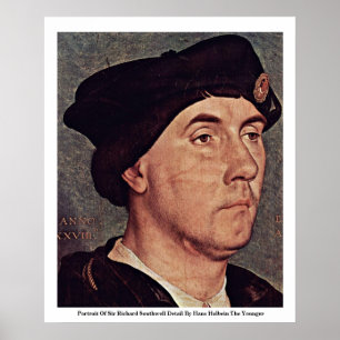 Póster Retrato do senhor Richard Southwell Detalhe