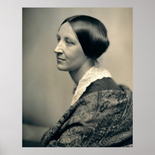 Póster Retrato do Suffragist Susan Brownell Anthony 1850