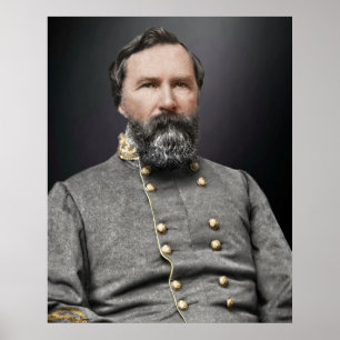 Poster Retrato do Tenente-General James Longstreet