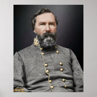Poster Retrato do Tenente-General James Longstreet