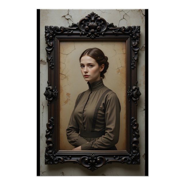 Póster Retrato do Trabalhador Resiliente (Frente)