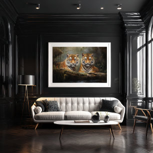 Poster Retrato dos Cubs Tiger